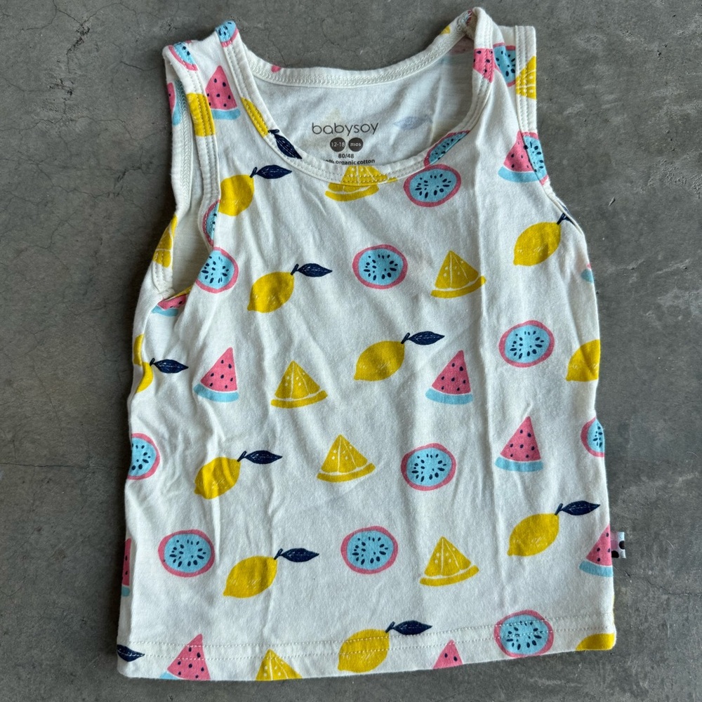 Fruit Pattern Tank Top - Picture 2 of 6
